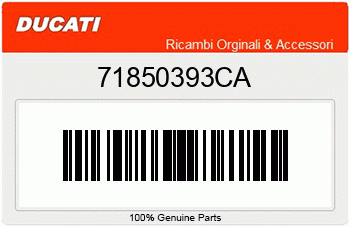 Ducati BHTSL SCREW M6X30 10.9, Ducati-Teilenummer 71850393CA