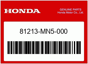 Honda GUMMITUELLE, SATTELTASCHE, Honda-Teilenummer 81213MN5000