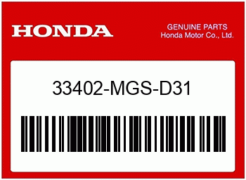 Honda SPEZIALSCHRAUBE, 4X10, Honda-Teilenummer 33402MGSD31
