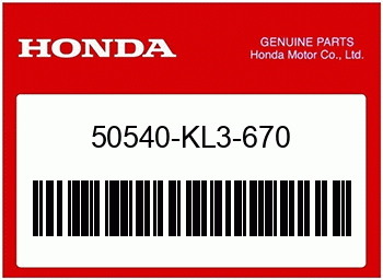 Honda TEIL WIRD AUSVERK., Honda-Teilenummer 50540KL3670