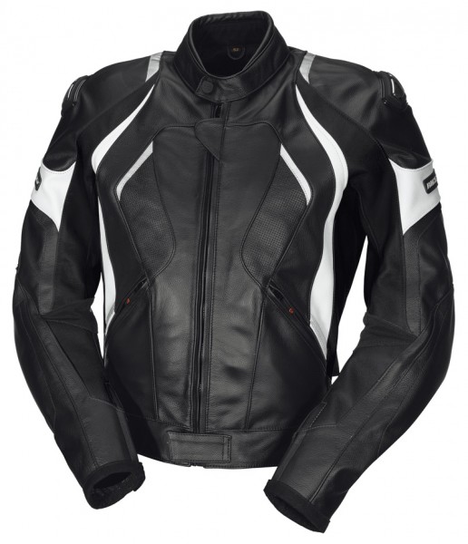 iXS Lederjacke Herren Canopus schwarz-weiss