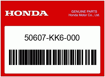 Honda HUELSE, BEFESTIGUNGSGMMI, Honda-Teilenummer 50607KK6000