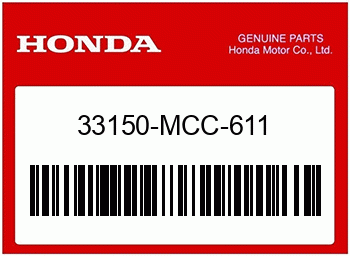 Honda SOCKEL KOMPL., POSITIONSL, Honda-Teilenummer 33150MCC611