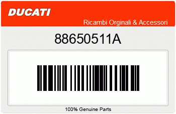 Ducati O-RING 12.39X3.53, Ducati-Teilenummer 88650511A