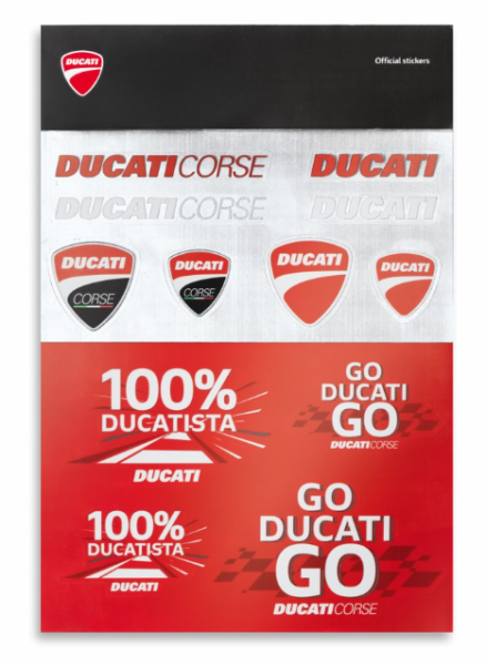 Aufkleber 100% Ducatista