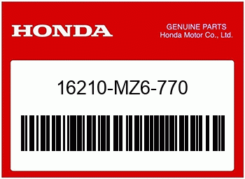 Honda ISOLATOR KOMPL., VERGASER, Honda-Teilenummer 16210MZ6770