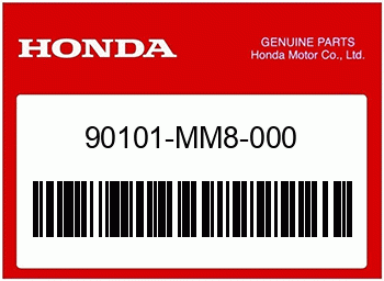 Honda SPEZIALFLANSCHRAUBE, Honda-Teilenummer 90101MM8000