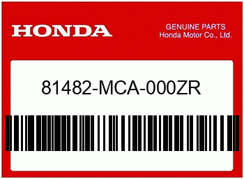 Honda ZIERLEISTE, SATTELTASCHE, Honda-Teilenummer 81482MCA000ZR