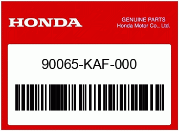 Honda SCHRAUBE, SPURSTANGE, Honda-Teilenummer 90065KAF000
