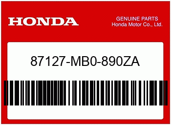 Honda TEIL WIRD AUSVERK., Honda-Teilenummer 87127MB0890ZA