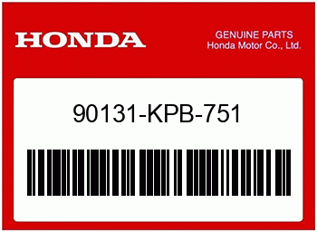 Honda TORX-SCHRAUBE 5X10, Honda-Teilenummer 90131KPB751
