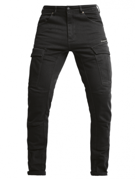 John Doe Motorrad Jeans Defender Mono Schwarz Herren