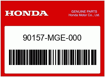Honda INNENSECHSKANTSCHRAUBE, 8, Honda-Teilenummer 90157MGE000