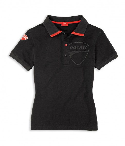 Ducati Company Polo-Shirt Damen schwarz