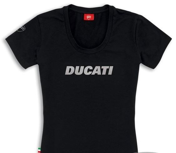 Ducati DUCATIANA T-SHIRT SCHWARZ Dame