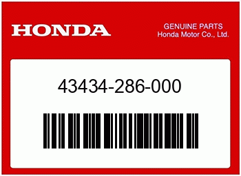 Honda DAEMPFUNGSGUMMI, ANSCHLAG, Honda-Teilenummer 43434286000