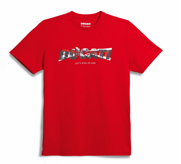 Ducati Original T-SHIRT LOGO RED Herren