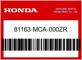 Honda ZIERLEISTE, KOFFERRAUM, M, Honda-Teilenummer 81163MCA000ZR