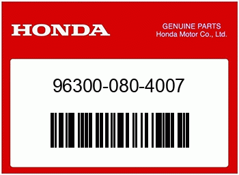 Honda FLANSCHENSCHRAUBE 8X, Honda-Teilenummer 963000804007