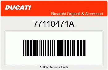 Ducati SCHRAUBE, Ducati-Teilenummer 77110471A