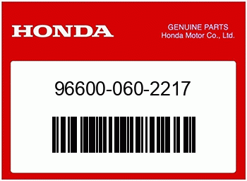 Honda INNENSECHSKANTSCHRAUBE schwarz 6x22 mm