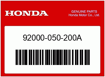 Honda SECHSKANTSCHRAUBE 5X, Honda-Teilenummer 92000050200A