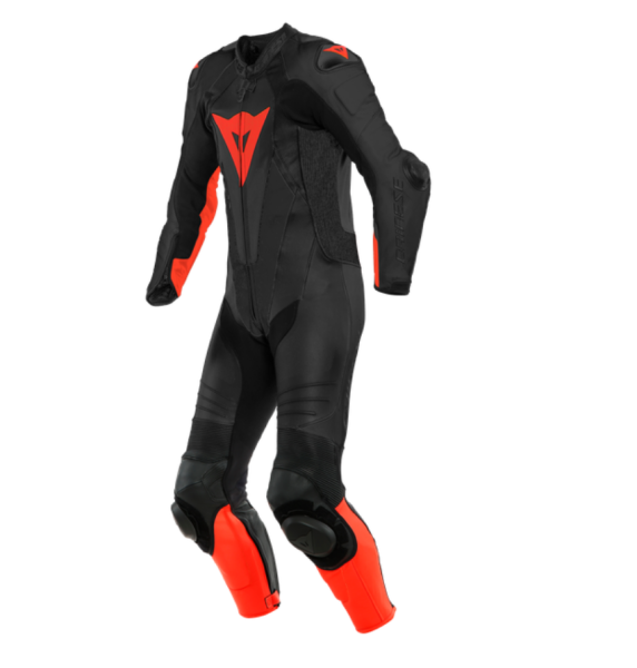 Dainese Lederkombi Einteiler LAGUNA SECA 5 BL/FLUO-RED