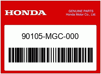 Honda TORX-SCHRAUBE 6X18, Honda-Teilenummer 90105MGC000