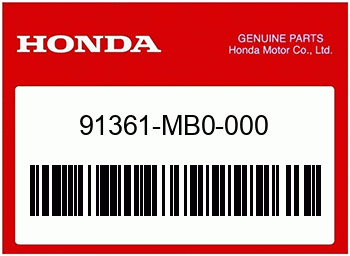 Honda O-RING 19X1.9, Honda-Teilenummer 91361MB0000