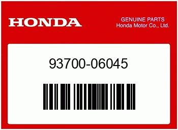 Honda SCHRAUBE, Honda-Teilenummer 9370006045
