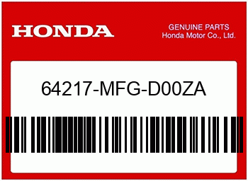 Honda DECKEL, MESSER UNTEN *NH1, Honda-Teilenummer 64217MFGD00ZA