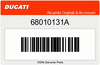 Ducati EINLEGE KEIL, WOODRUFF 4X5X10, Ducati-Teilenummer 68010131A