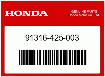 Honda O-RING,OELFILTER, Honda-Teilenummer 91316425003