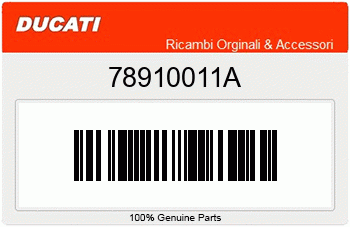 Ducati DICHTUNG, Ducati-Teilenummer 78910011A