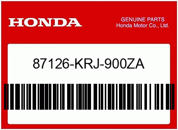 Honda MARKE, KOERPERDECKEL *TYP, Honda-Teilenummer 87126KRJ900ZA