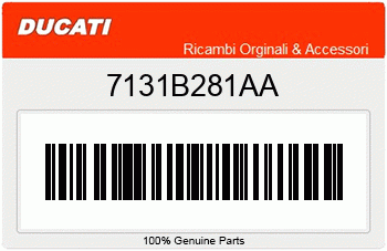 Ducati DISTANZSTUECK, Ducati-Teilenummer 7131B281AA