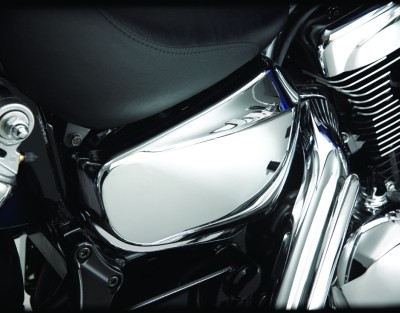 Big Bike Parts Chrome Side Covers Suzuki VZ1600/ Kawasaki VN1600