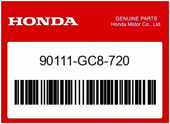 Honda SCHRAUBE 8X30, Honda-Teilenummer 90111GC8720