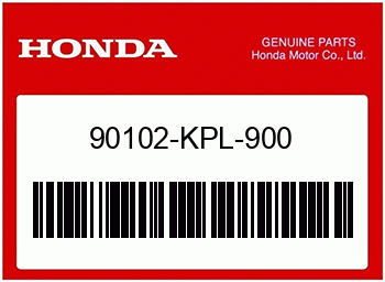 Honda SCHRAUBE, GABELABDECKUNG, Honda-Teilenummer 90102KPL900