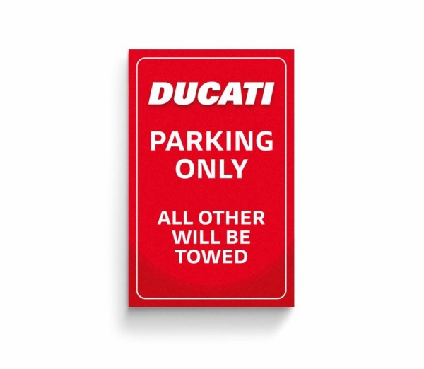 Ducati Original PARKING SCHILD MAGNET