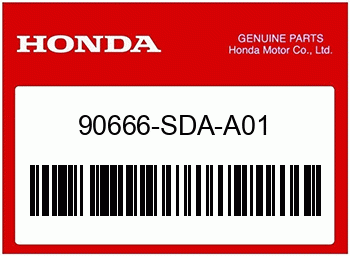 Honda KLAMMER, SCHNAPPHALTER (P, Honda-Teilenummer 90666SDAA01
