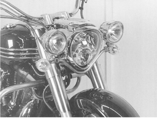 Hepco & Becker Metall Twinlight-Set Yamaha XV 1900 Midnight Star chrom