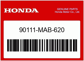 Honda MUTTER, VERKLEIDUNGSHALTE, Honda-Teilenummer 90111MAB620