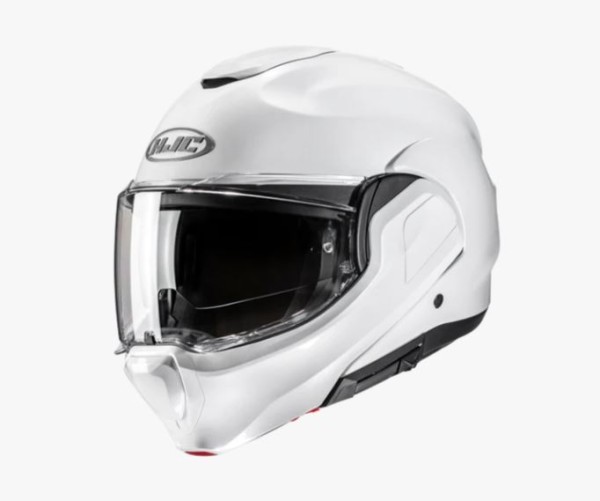 HJC F100 WEIß GLANZ KLAPPHELM