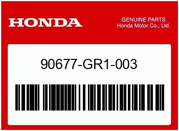 Honda CLIPMUTTER, 5MM, Honda-Teilenummer 90677GR1003
