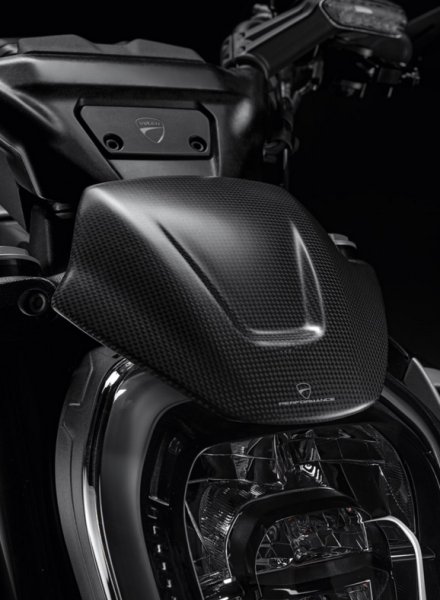 Ducati Lichtschutz für Scheinwerfer Kohlefaser Diavel V4