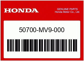 Honda HALTER, L. FUSSRASTE, Honda-Teilenummer 50700MV9000