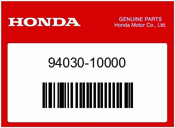 Honda MUTTER, HEX., 10MM, Honda-Teilenummer 9403010000