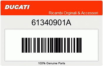 Ducati PAAR BREMSBELAGE, Ducati-Teilenummer 61340901A