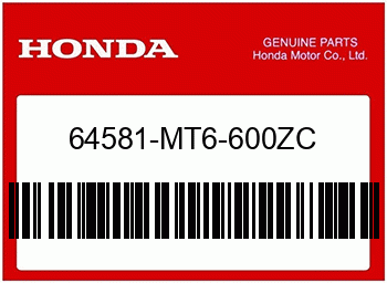 Honda STREIFEN, R. INNENPLATTE, Honda-Teilenummer 64581MT6600ZC